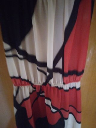 Vestito Pittarello rosso-panna nero S/M