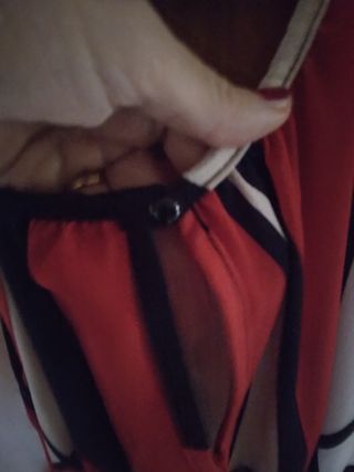 Vestito Pittarello rosso-panna nero S/M