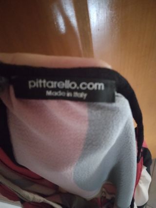 Vestito Pittarello rosso-panna nero S/M