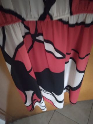 Vestito Pittarello rosso-panna nero S/M