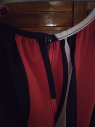 Vestito Pittarello rosso-panna nero S/M