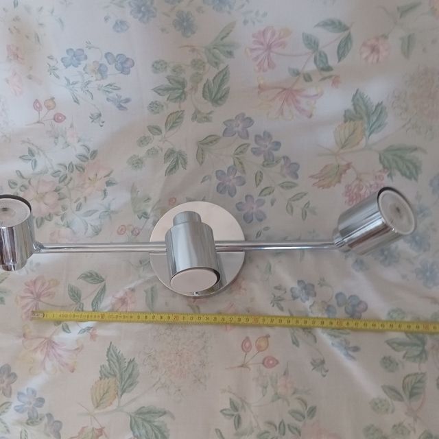 Foco LED 3 luces - Cromado