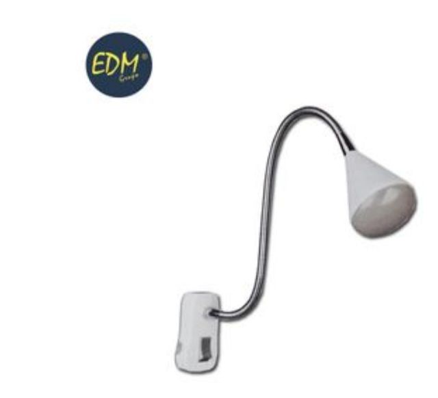 Lampara flexible de pinza