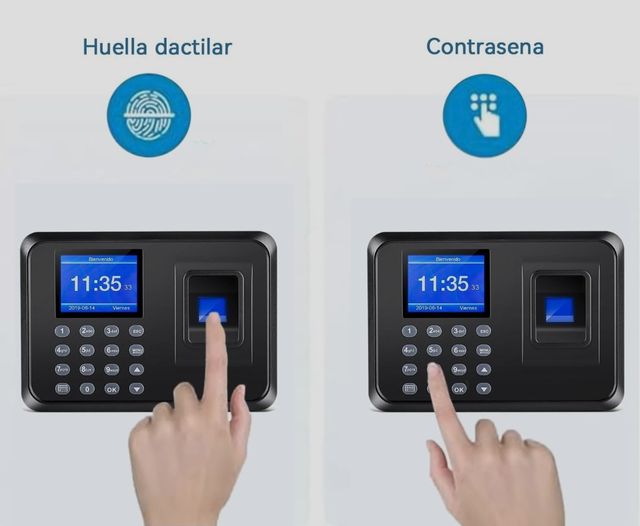 NUEVA Máquina de fichaje con huella o contraseña