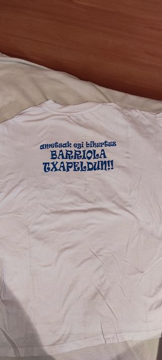 Camiseta AUPA Abel Barriola XL nueva