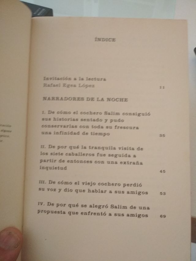 Narradores de la noche.