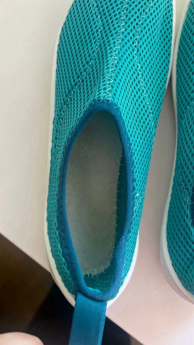 Escarpines niño/a turquesa -talla 35