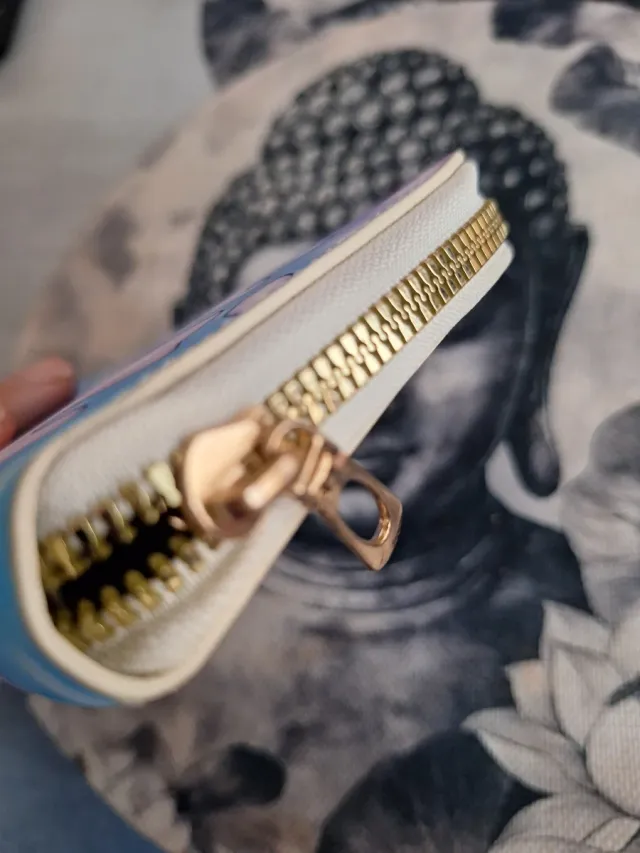 Monedero Stitch: Azul y Rosa