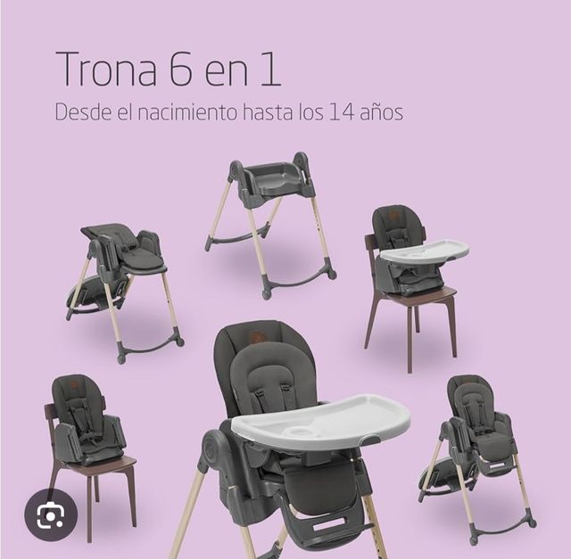 Trona Maxi-Cosi bebé, gris
