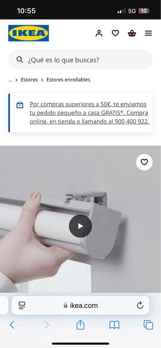 Estor Skogslöver IKEA - Blanco