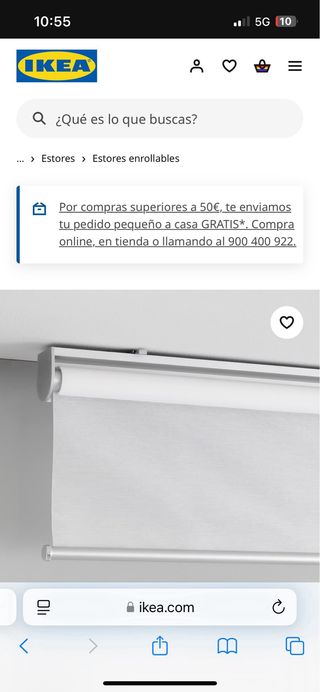 Estor Skogslöver IKEA - Blanco
