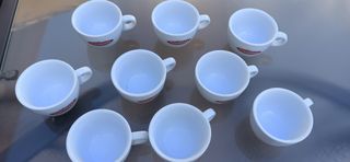 Tazas café/ 8.5 cm diámetro (9 unidades)