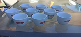 Tazas café/ 8.5 cm diámetro (9 unidades)