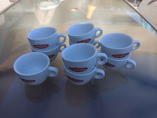 Tazas café/ 8.5 cm diámetro (9 unidades)