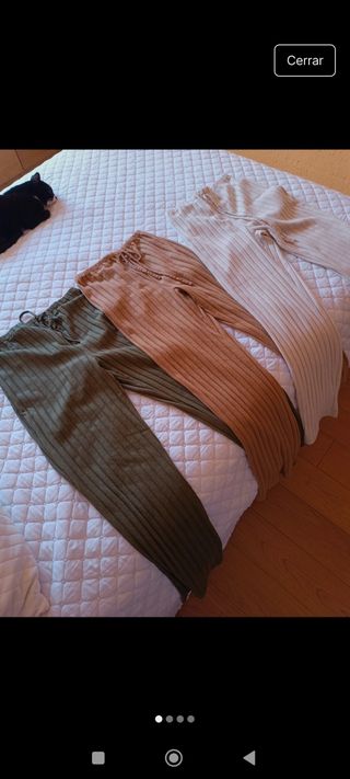 Pantalones fluidos premamá Shein - Talla S