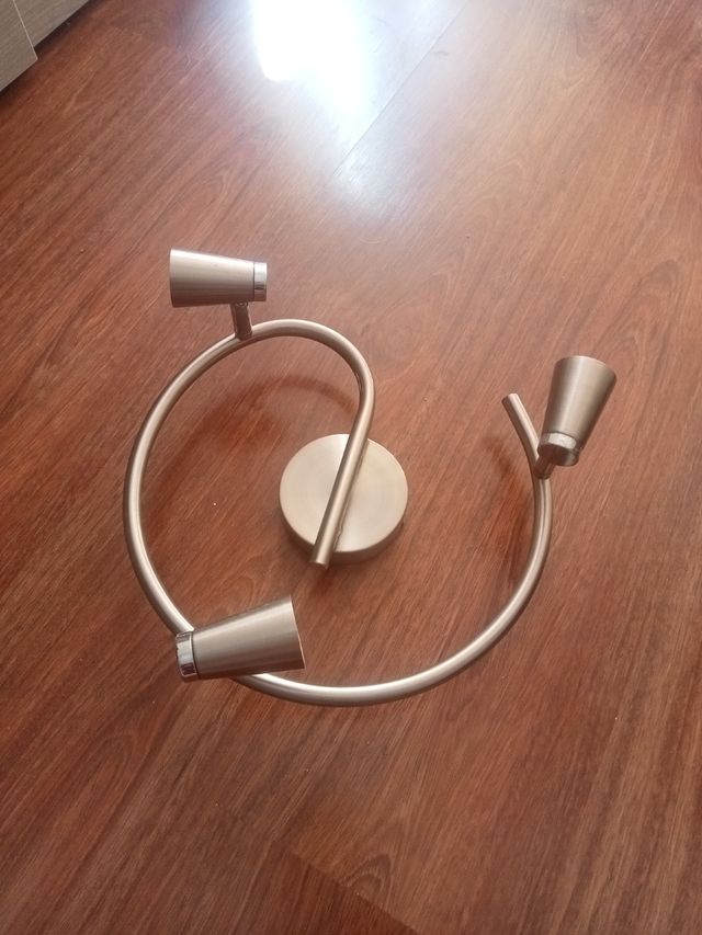 Lámpara techo LED 3 luces - metal