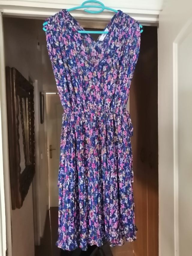 Vestido Mango flores - M