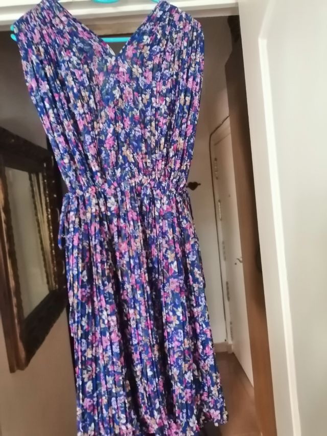 Vestido Mango flores - M