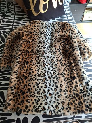 Chaqueta Zara Basic leopardo M