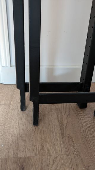 2 Soportes laterales IVAR negro 30x226cm