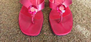 Zapatos Via Uno rojos - Tacones