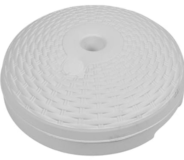 Base blanca para sombrilla