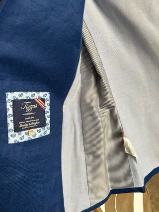 Americana azul de comunión 9-10 años