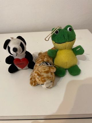 3 pelouche portachiavi ￼