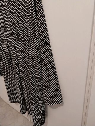 Mini abito bianco e nero