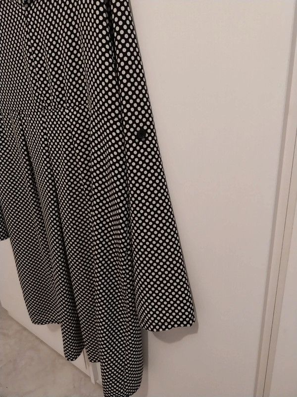 Mini abito bianco e nero