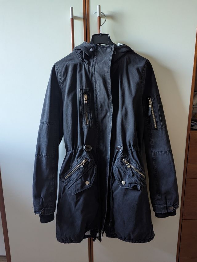 Parka nero tg M - Ottime condizioni