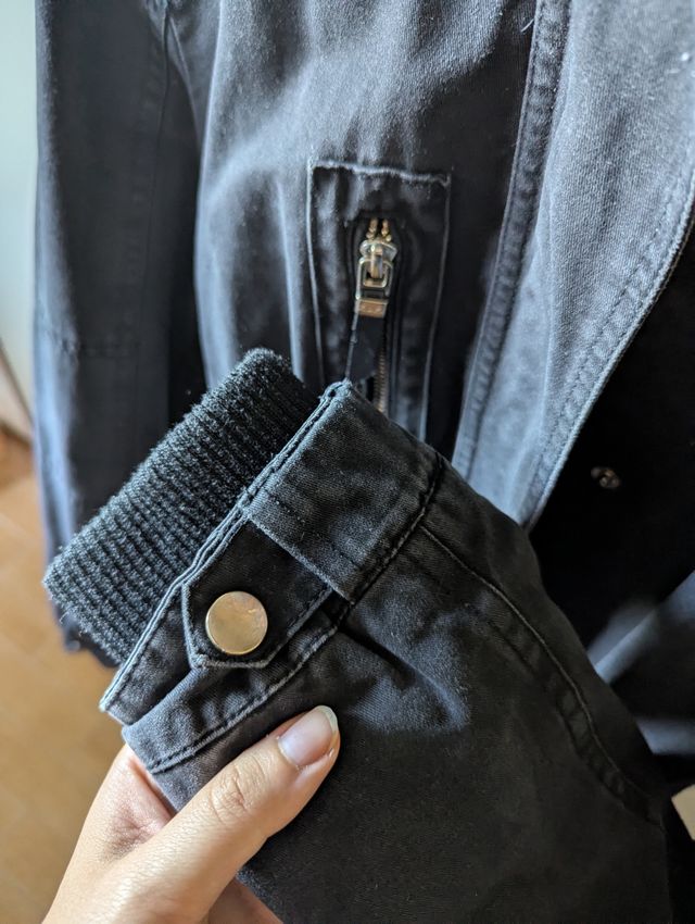 Parka nero tg M - Ottime condizioni