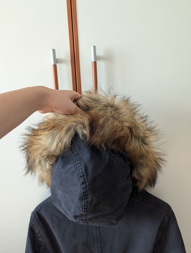 Parka nero tg M - Ottime condizioni