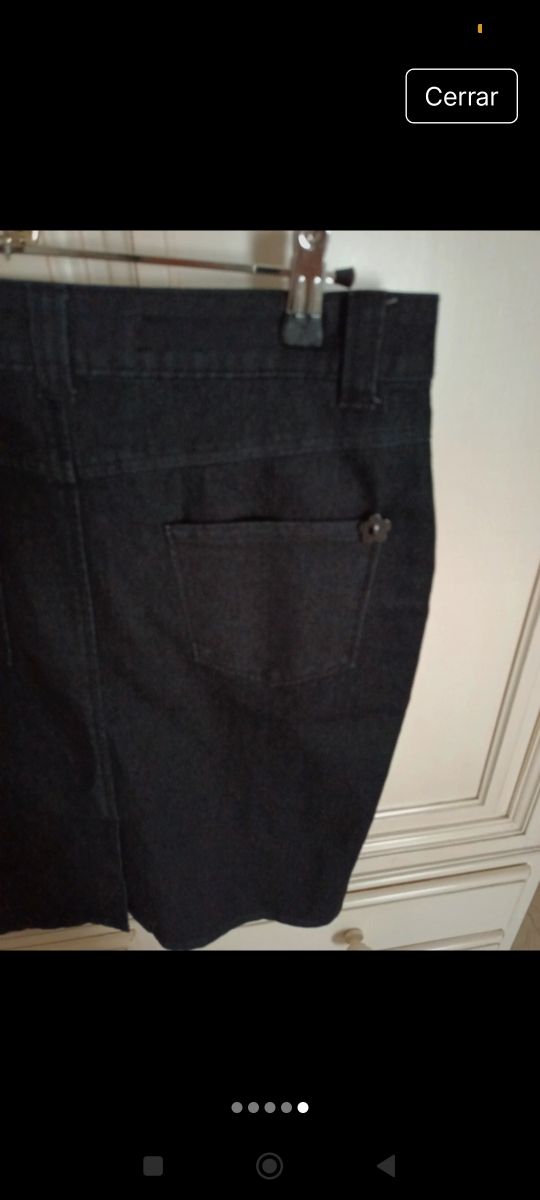 Falda vaquera azul oscuro. Nueva oferta 4e