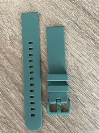 Correa reloj Garmin y otros 18mm verde