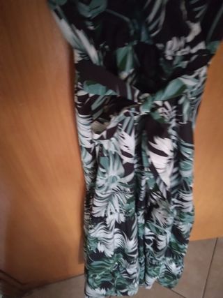 Vestito lungo estivo foglie