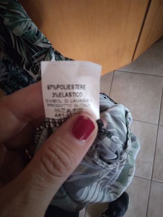 Vestito lungo estivo foglie
