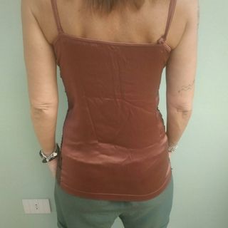 Canotta paillettes - Top Borgogna