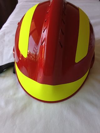 Casco Bomberos MSA - Rojo