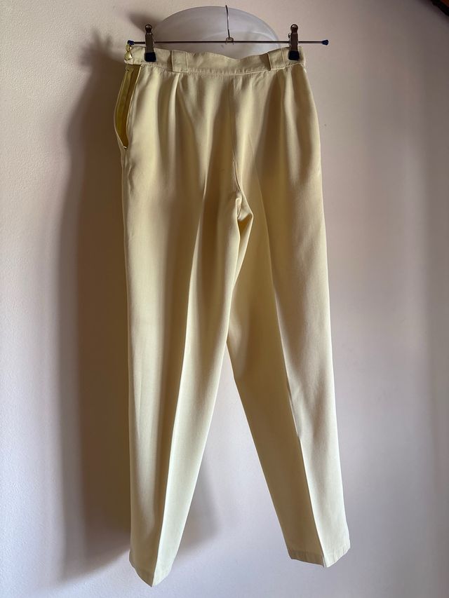 Pantaloni vintage gialli