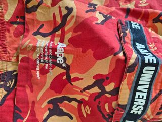 Shorts cargo AAPE by A Bathing Ape - Naranja
