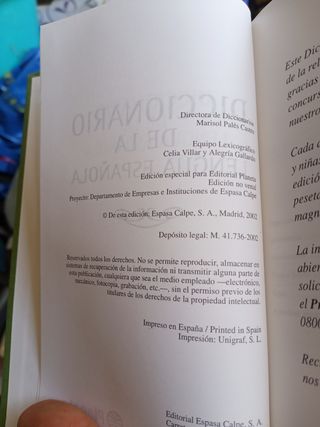 Diccionario de la lengua Española