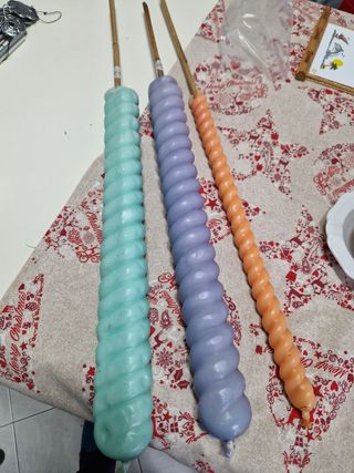 3 Candele decorazioni 