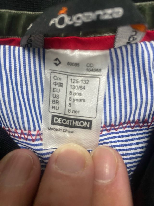 Chaqueta hípica niño/a negra. Decathlon.