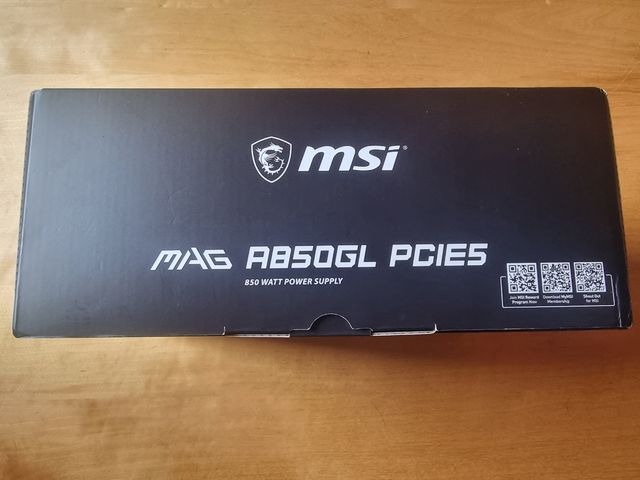 MSI MAG A850GL PCIE5 850W NEGRA