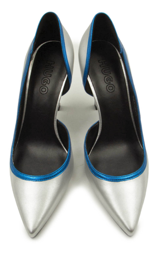 Hugo Boss Pump90 Decolleté Donna Tg EU 36 Argento 