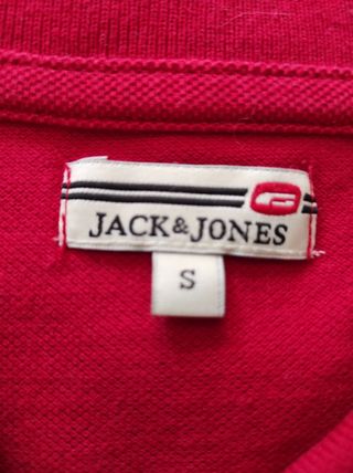 Polo Jack & Jones rojo talla S