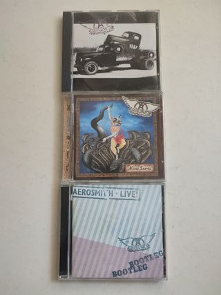 3 CD Aerosmith: Nine Lives + Live! + Pulp