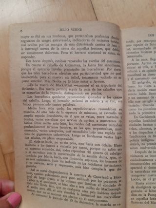 Libro "Los hijos del Capitán Grant" II Julio Verne