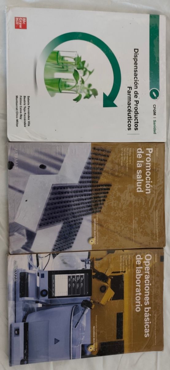 Libros de farmacia